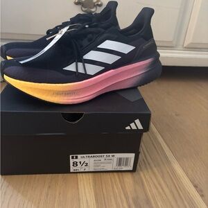 Adidas Ultraboost 5X W Black with Pink Sole